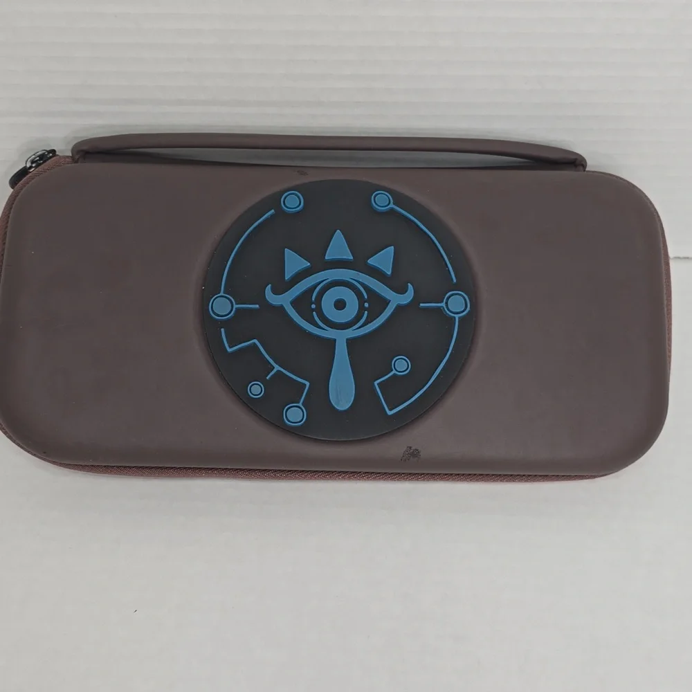Zelda Nintendo Switch Carrying Storage Case Brown and Tan Gaming Console Case